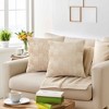 REGALWOVEN Solid Boho Decorative Throw Pillow Covers for Sofa Bed Living Room Home Decor 18 x 18 Inch 2 Pcs - 2 of 4