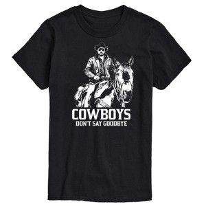 Men's - Yellowstone - RIP Cowboys Don't Say Goodbye Short Sleeve Graphic T-Shirt - 1 of 4