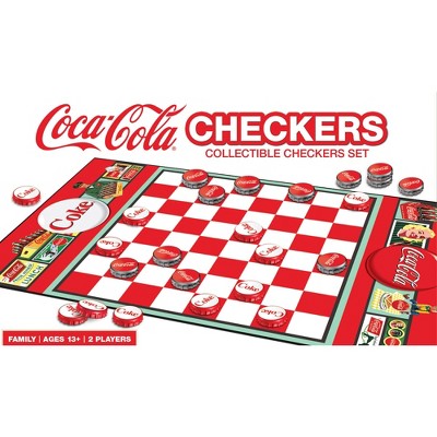 MasterPieces Coca-Cola Checkers Board Game