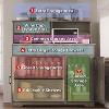 Farmhouse Buffet Sideboard w/Barn Doors, Microwave Stand & Shelves - Wood Coffee Bar Cabinet for Kitchen, Dining Room - 4 of 4