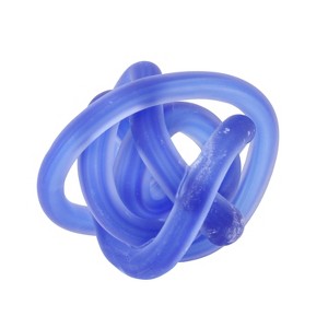 Beachcombers Glass Frosted Knot Dk Blue - 1 of 3