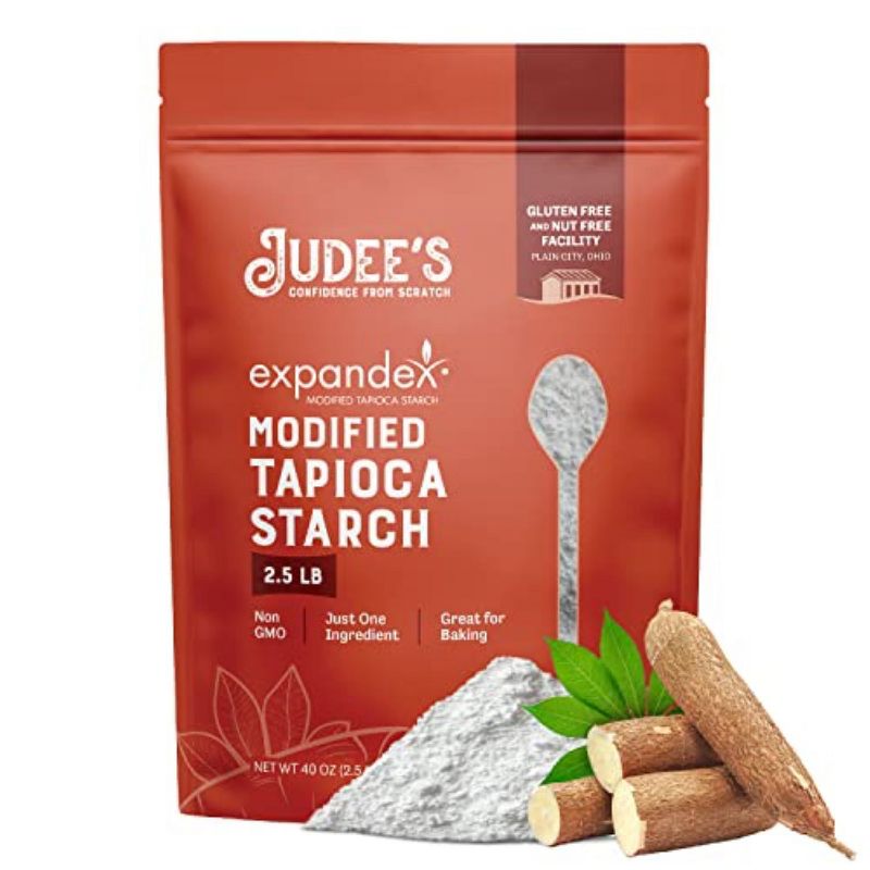 Judee's Expandex Modified Tapioca Starch 2.5lb Non-GMO Gluten-Free & Nut-Free, Thickens & Enhances Texture, Great for Making Tortillas, Bread & Bagels, 1 of 8