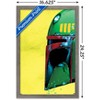 Trends International Star Wars: Archetype - Boba Fett Helmet Framed Wall Poster Prints - 3 of 4