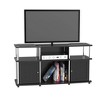 Chelsea TV Stand for TVs up to 50" Black - Breighton Home - image 2 of 4