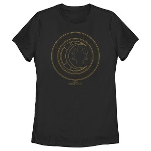 Women's Marvel: Moon Knight Hieroglyphic Moon Phase Logo T-Shirt - 1 of 4