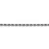 Black Bow Jewelry 3.25mm 10k White Gold D/C Quadruple Rope Chain Bracelet - 2 of 4