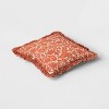 Square Pumpkin Pillow with Printed Reverse and Ruffle Trim - Threshold™ - 4 of 4