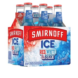 Smirnoff Ice Red White & Berry - 6pk/11.2 fl oz Bottles - 1 of 4