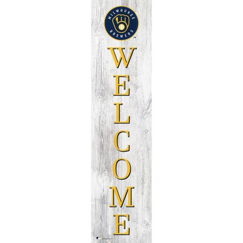 Mlb Milwaukee Brewers Baseball Tradition Sign Panel : Target