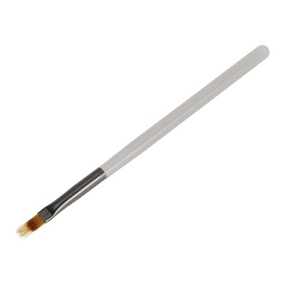 Unique Bargains Sweep Nail Painting Brushes for Polish Painting Home DIY Nail Design Clear Gray 1 Pc