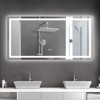 LED Bathroom Mirror with Anti-Fog and Touch Sensor Modern Frameless Vanity Mirror - 3 of 4