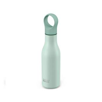 Joseph Joseph 17oz Vacuum Insulated Stainless Steel Water Bottle with Carrying Loop Green