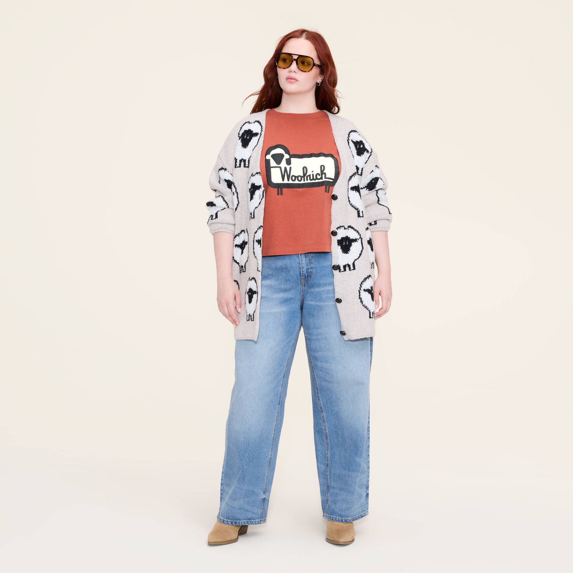 Women's Graphic Print Short Sleeve T-Shirt - Woolrich x Target Cinnamon 2X