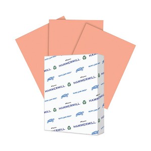 Hammermill Colors Print Paper, 20 lb Bond Weight, 8.5 x 11, Salmon, 500/Ream - 1 of 4