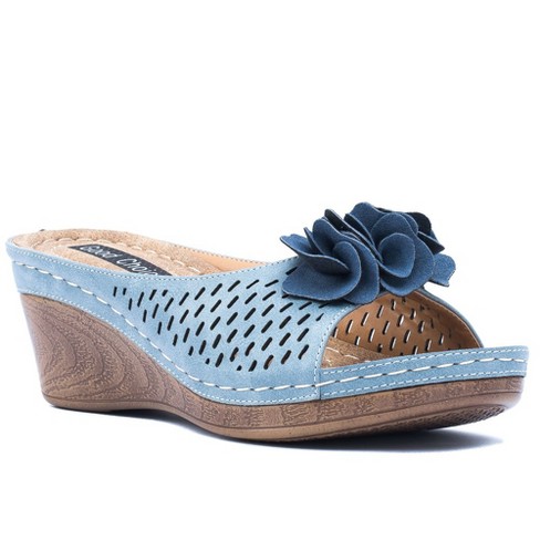 Blue sandals hot sale target