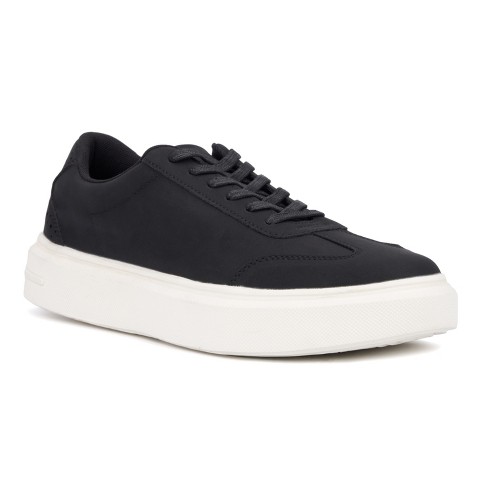 New York & Company Men's Wilson Low Top Sneakers - 10.5, BLACK