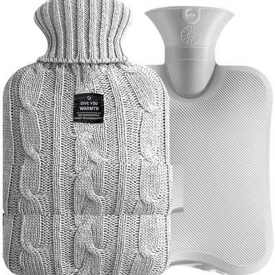 Elev8te Reusable Hot Water Bottle for Instant Warmth, Pain Relief, and relaxation - Ideal for Aches, Cramps, and cold nights