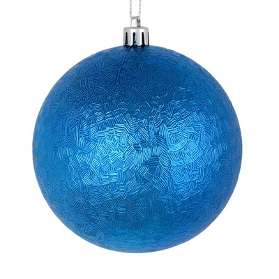 Vickerman Brushed Ball Ornament 6/Pk