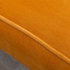 Sapphtopaz Modern Accent Chair Velvet Comfy Chair Curve Middle Back Upholstered Chairs with Wood Legs Chairs for Living Room, Bedroom, Nursery - 2 of 4