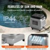 VEVOR Linear Air Pump, 90L/Min Air Flow Septic Aerator Pump, Aeration System for 1/4 Acre 10 FT Deep Ponds, Water Gardens, Waste Treatment, Gray - 3 of 4
