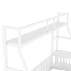 CAVINAS Twin/Full Size Versatile Floor Bed for Toddlers,Kids Bed with Desk & Storage Shelves,Toddler Floor Bed for Girls&Boys,No Box Spring Needed - 2 of 4