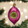 Old World Christmas Blown Glass Ornament for Christmas Tree, Dazzling Fuchsia Reflection - 3 of 4