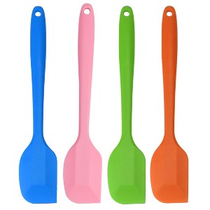 Unique Bargains Kitchen Cooking Baking Silicone Heat Resistant Non Stick Spatula - 1 of 4