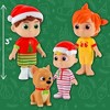 CoComelon 3 Inch Christmas Onesie Figure 4 Pack- JJ, Tomtom, YoYo & Bingo- Festive Holiday Playset for Toddlers & Preschoolers, Kids, Boys & Girls, 3+ - 3 of 4