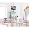 Elegant Lighting Levante 3 lights pendant in black - 2 of 4