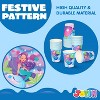 Joyfy 145 Pcs Mermaid Birthday Party Supplies for Kids with Banner 24 Serves, Disposable Tableware Set,Birthday Party Decoration for Girls 6-8 Years - 4 of 4