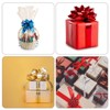 Unique Bargains Christmas Presents Bright Large Pull Bow Ribbons Glitter Gift Wrapping 10 Pcs - 4 of 4