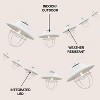 JONATHAN Y 10-Light Indoor/Outdoor 10 ft. Rustic Farmhouse Incandescent G40 Metal Cage Shade String Lights - 3 of 4