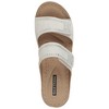 GC Shoes Rea Velcro Double Band Embellished Comfort Slide Wedge Sandals - 4 of 4