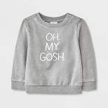 Babys' 'Oh My Gosh' Sweatshirt - Cat & Jack Gray 