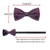 INSPIRE CHIC Men's Velvet Adjustable Pre-Tied Bow Tie - 3 of 4