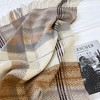 Anna-Kaci Plaid Pattern Soft Woven Winter Scarf with Cozy Texture 71×24.8 Inches - 4 of 4
