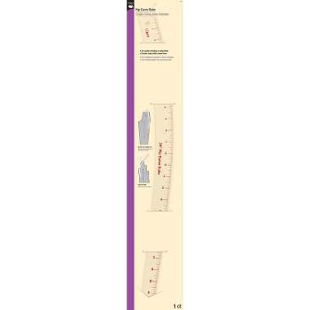 Dritz Quilting See-Through Drafting Ruler 2X18