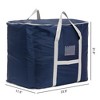 REGALWOVEN Clothing Comforter Closet Organizers Storage Bags with Handles - 2 of 4