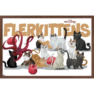 Trends International Marvel The Marvels - Flerkittens Framed Wall Poster Prints - 1 of 4