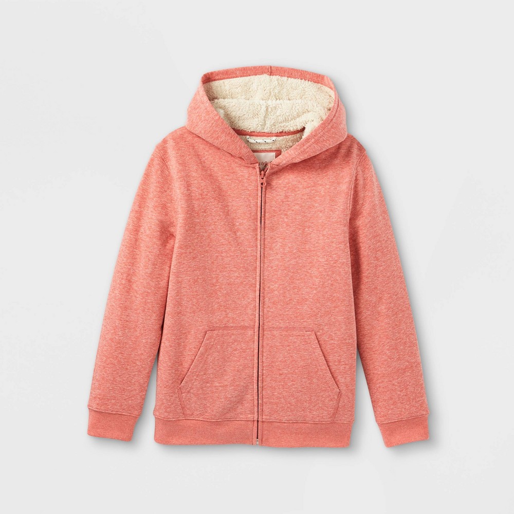 Girls French Terry Hoodie - Cat & Jack Oink, XS 4/5