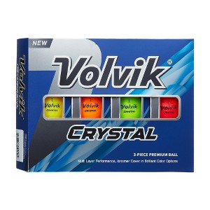 Volvik Crystal Golf Balls 2022 - 1 Dozen Assorted - 1 of 4