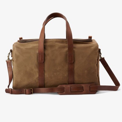 Nisolo Sustainable Men's Luis Weekender Waxed Canvas : Target