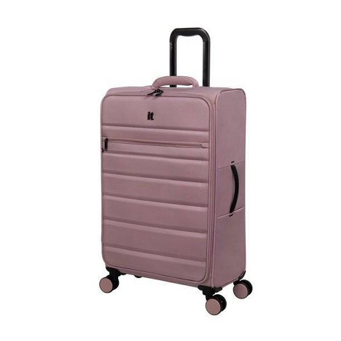 It Luggage Census Softside Medium Checked Spinner Suitcase - Pink : Target