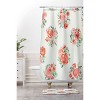 Deny Designs Ninola Design Orange Sweet Roses Bouquet Memory Foam Bath Rug: Microfiber, Machine Washable, 1'9"x2'10" - 4 of 4