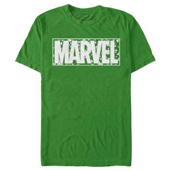 Men's Marvel St. Patrick's Day Shamrock Marvel Logo T-Shirt