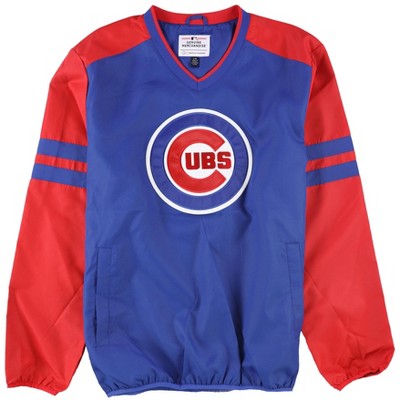 G-III Sports Mens Chicago Cubs Side Zip Sweatshirt