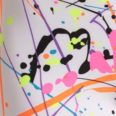 white splatter paint