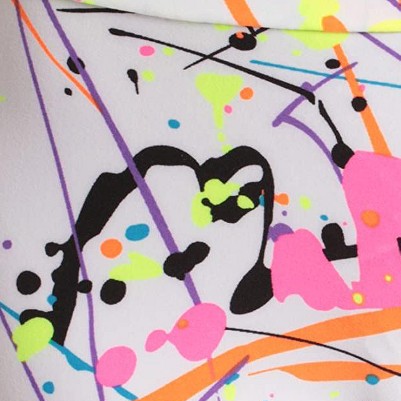 white splatter paint