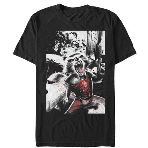 Men's Marvel Guardians of the Galaxy Rocket Roar T-Shirt - 1 of 4