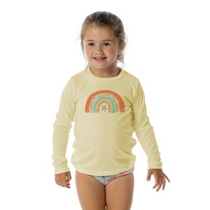Vapor Apparel UPF 50+ UV Sun Protection Toddler Long Sleeve Rash Guard Swim Shirt - 1 of 4